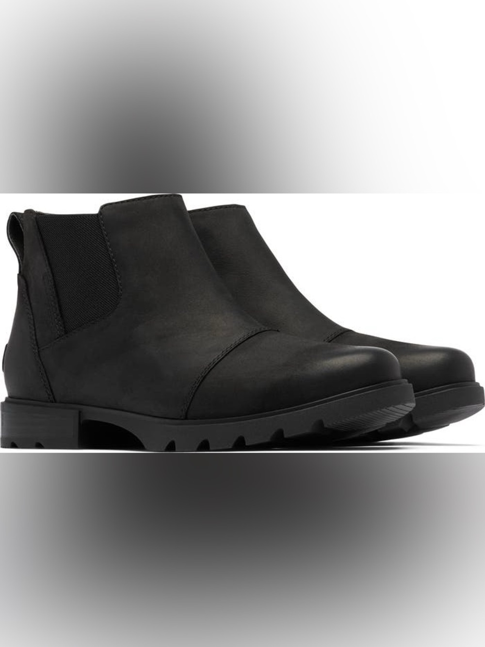 NEW Sorel Emelie III Waterproof Chelsea Boot/Black/size 8.5